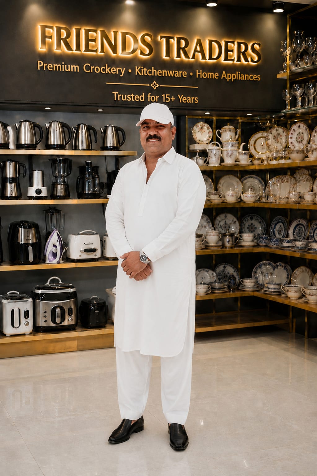 Muhammad Yamin, owner of Friends Traders